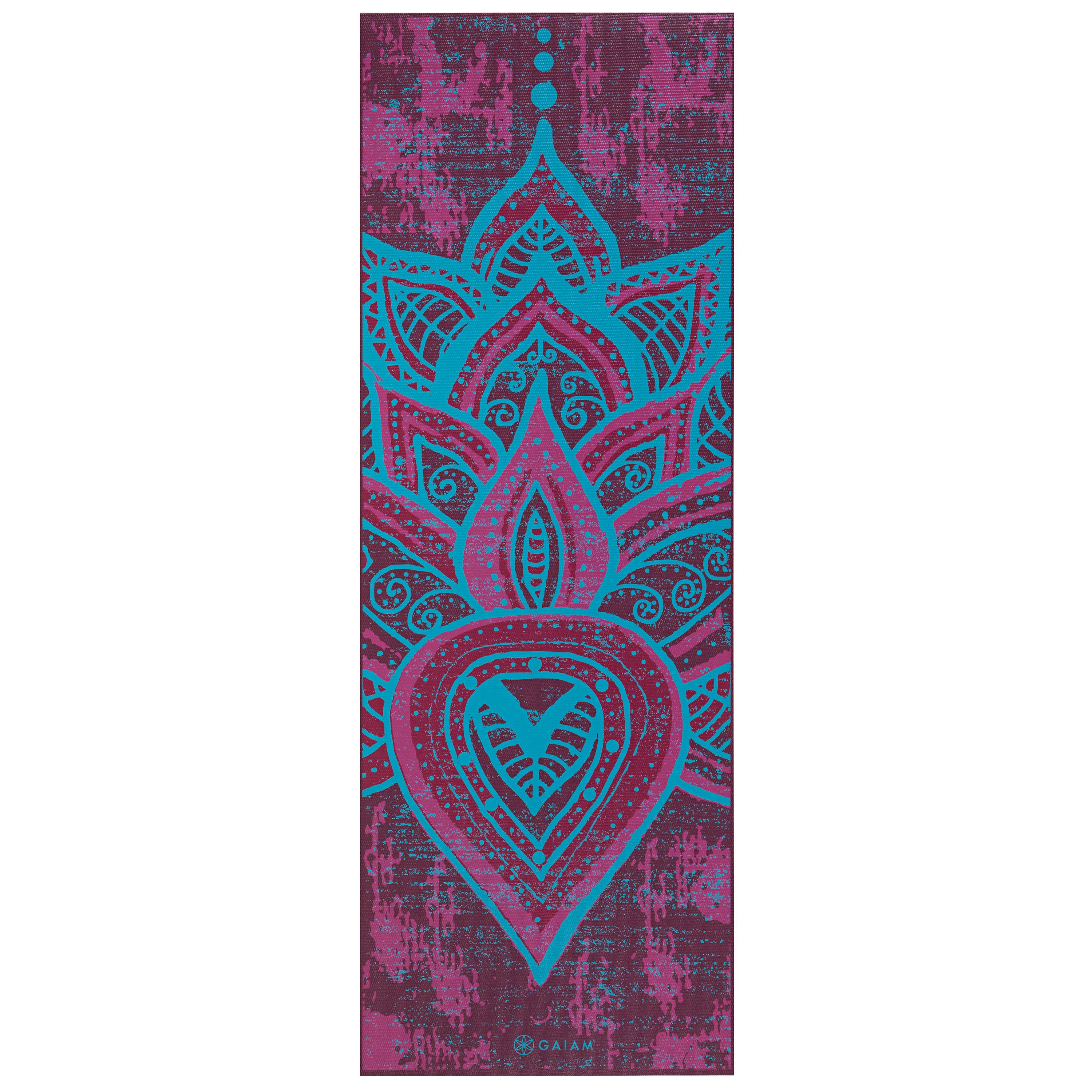 Reversible Be Free Yoga Mat (6mm) flat